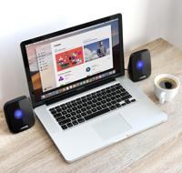 Computerluidsprekers 6 W USB-minijack Zwart Audiocore AC835 LED - thumbnail