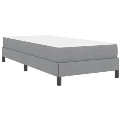 Boxspring bed Anders Lichtgrijs 90 x 190 cm Stof