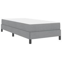 Boxspring bed Anders Lichtgrijs 90 x 190 cm Stof - thumbnail
