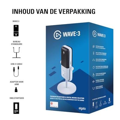 Elgato Wave:3 white USB Microphone
