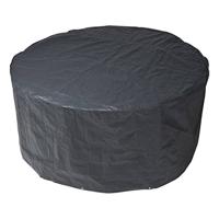 Nature tuinmeubelafdekhoes voor ronde tafel en stoelen afdekking (grijs, 6030601) - thumbnail