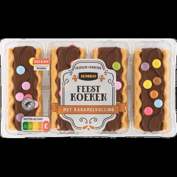 Jumbo Feestkoeken met Karamelvulling 200 g Jumbo Feestkoeken met Karamelvulling 200 g
