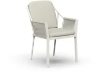 Tierra Outdoor Dining Tuinstoel Liv Creme White - thumbnail