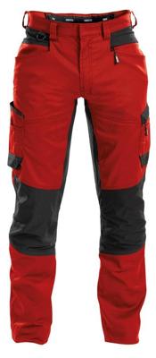 DASSY broek helix p/k rood/zwart 48