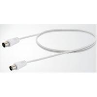 Schwaiger Antenne, Satelliet Aansluitkabel [1x IEC-stekker - 1x IEC-bus] 1.5 m Wit - thumbnail