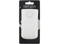 Senza Leather Slide Case White Size M - thumbnail