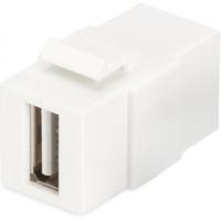 DIGITUS Keystone-koppeling USB 2.0 - Voor DN-93400 - zuiver wit (RAL 9003) - thumbnail