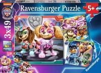 Ravensburger - paw patrol the mighty movie legpuzzel 3x49st. - thumbnail