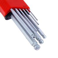 9 Inbussleutels 1,5 tot 10 mm - PRECISIESTEEL - thumbnail