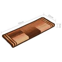 Trapmatten zelfklevend 15 st 65x21x4 cm bruin - thumbnail