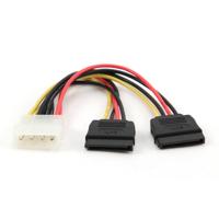2 * Serial ATA 15 cm stroomkabel - thumbnail