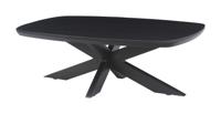 Livingfurn Salontafel 'Jesper' Mangohout, 120 x 75cm, kleur Zwart - thumbnail