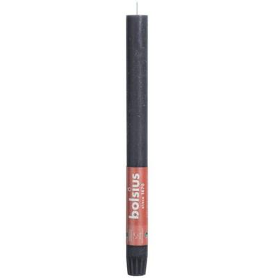 Bolsius Dinerkaars Rustiek Stormy Grijs 27 Cm