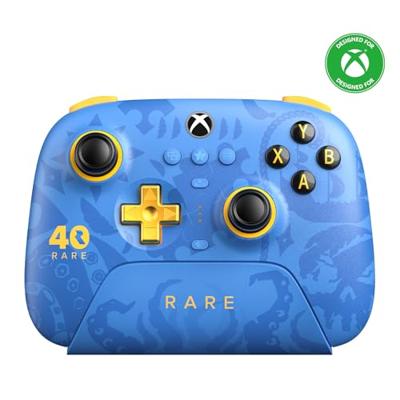 8BitDo ultimate 3-mode controller for xbox - rare 40th anniversary edition (blauw/goud, xbox series x|s, xbox one, pc, bluetooth / usb-c / 2.4 ghz )