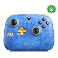 8BitDo ultimate 3-mode controller for xbox - rare 40th anniversary edition (blauw/goud, xbox series x|s, xbox one, pc, bluetooth / usb-c / 2.4 ghz ) - thumbnail
