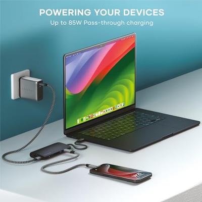 Satechi USB-C Multiport adapter 8K (ethernet) - Midnight Black Satechi USB-C Multiport adapter 8K (ethernet) - Midnight Black