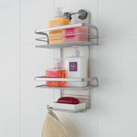 Metaltex Viva Doucherekje 3 Etages 23x12x38 cm Zilver - thumbnail