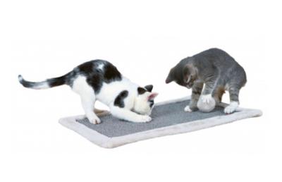 TRIXIE KRABMAT SISALTAPIJT / PLUCHE GRIJS / LICHTGRIJS 55X35 CM 2 ST