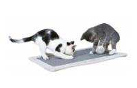 Krabpaal voor Katten Trixie Grijs Lichtgrijs Polyester Sisal EVA 55 × 35 cm - thumbnail