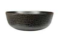 Sanigoods Star Croco mat zwart waskom 41x13cm - thumbnail