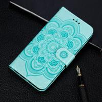 Mandala reliëf patroon horizontale Flip lederen case voor Samsung Galaxy A750 & A7 (2018) & A750F met houder & kaartsleuven & portemonnee & fotolijs - thumbnail