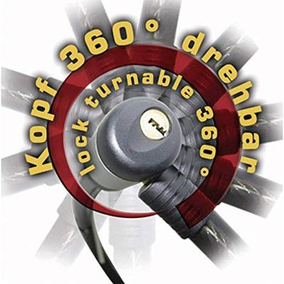 Security Plus PK 96 Kabelslot Zwart Sleutelslot