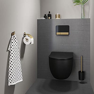 Toiletrolhouder Tiger Tune Met Klep Geborsteld Messing