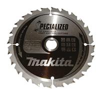 Makita Accessoires B-33093 Cirkelzaagblad Hout (noest/spijker) | Specialized | 165x20x2,0 | 24T | 23g -B-33093 - thumbnail