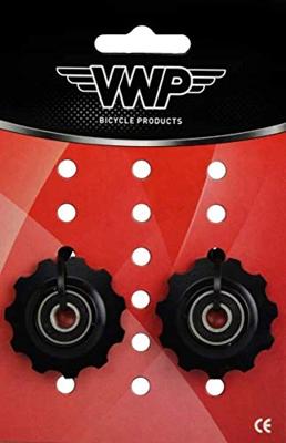 VWP set derailleurwieltjes 11t. pul-110 chromo lagers