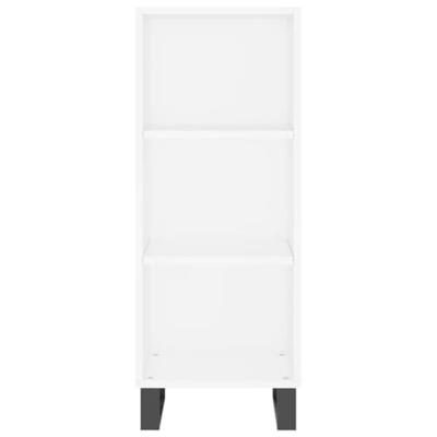 Dressoir 34,5x32,5x90 cm bewerkt hout wit