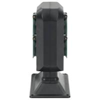 VidaXL Tuinstopcontact en grondpin 4-wegs 15,5x11x24 cm zwart en groen - thumbnail