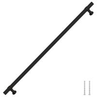 Handvatten 5 st 320 mm roestvrij staal zwart - thumbnail