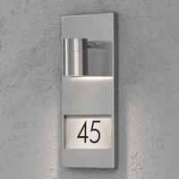 KonstSmide WandspotModena Adress RVS met huisnummer - 7655-000 - thumbnail