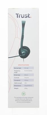 Trust Primo Chatheadset Headset Zwart - thumbnail