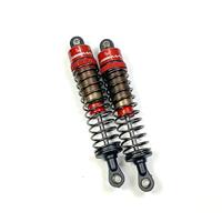 Absima aluminium schokdempers, rood, 75mm voor 1/10 auto - thumbnail