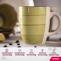 Cookinglife Bekers Delice Groen 350 ml - 6 stuks - thumbnail