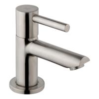 Fonteinkraan Wiesbaden Amador | Opbouw | Koudwater kraan | Standaard model | Rond | Geborsteld staal PVD - thumbnail