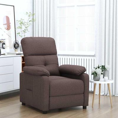Fauteuil verstelbaar stof donkerbruin Fauteuil verstelbaar stof donkerbruin