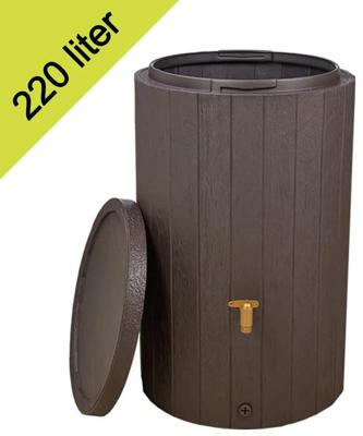 Garantia Regenton MADERA 220 liter bruin