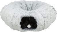 Trixie harvey pluche speeltunnel / donut wit / grijs - thumbnail