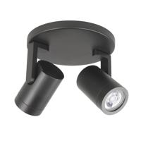 Highlight OpbouwspotHalo Spot zwart 2-lichts rond - S7146.01 - thumbnail