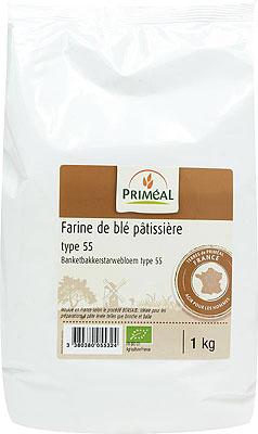 Primeal Banketbakkers tarwebloem T55 bio 1 Kilogram