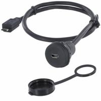 encitech 1310-1023-01 1310-1023-01 Micro-USB 2.0 type B Chassisbus, inbouw M22 1 stuk(s) - thumbnail
