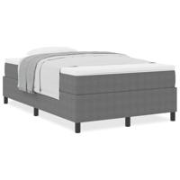 Boxspring bed Lichtgrijs en wit. 203 x 120 x 60 cm - thumbnail