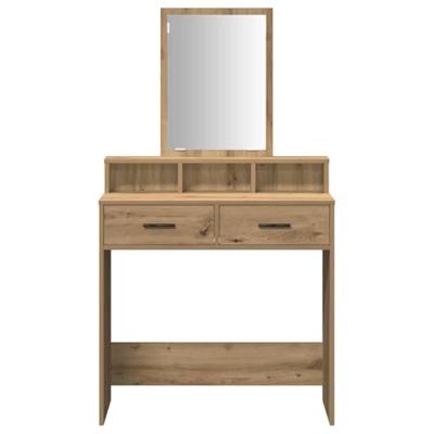 Kaptafel met lade Artisan Eiken 79 x 41 x 140 cm Bewerkt hout - thumbnail