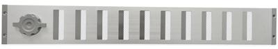 Aluminium Afsluitbaar Schuifrooster Opbouw 650 X 90mm - Alu Aluminium Afsluitbaar Schuifrooster Opbouw 650 X 90mm - Alu