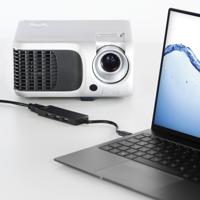 Hama 00135762 interface hub USB 2.0 Type-C 480 Mbit/s Zwart - thumbnail