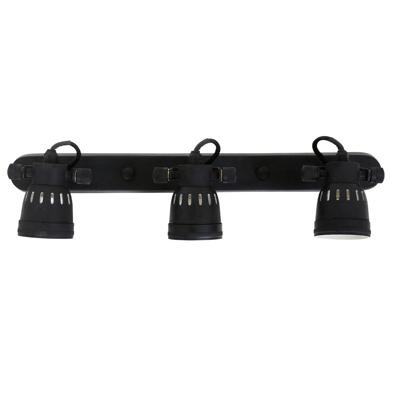 Opbouwspot Indigo Triple Antiek Zwart