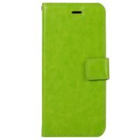 Voor iPhone X Crazy Horse textuur horizontaal flip lederen draagtas met houder & Card Slots & portemonnee & Foto Frame(Green) - thumbnail