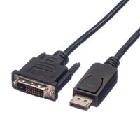 ROLINE DisplayPort Kabel DP Male - DVI Male (24+1), zwart, 1,5 m - thumbnail
